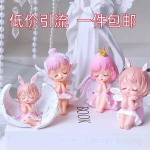 网红树脂安妮公主蛋糕装饰装扮