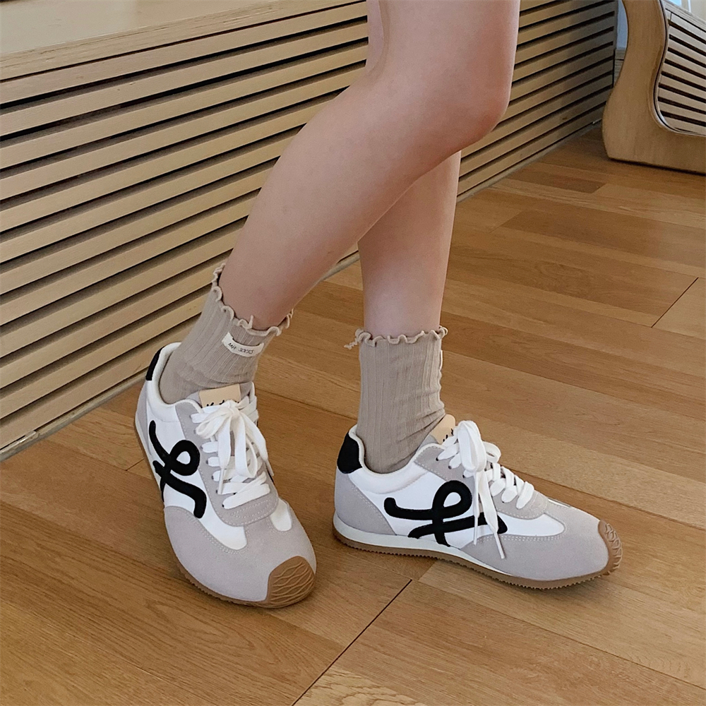 细细条室外防滑百搭德训鞋女