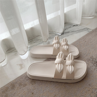 凉拖鞋 仙女风蝴蝶结夏季 新款 时尚 女 防滑室内居家用外穿度假沙滩鞋