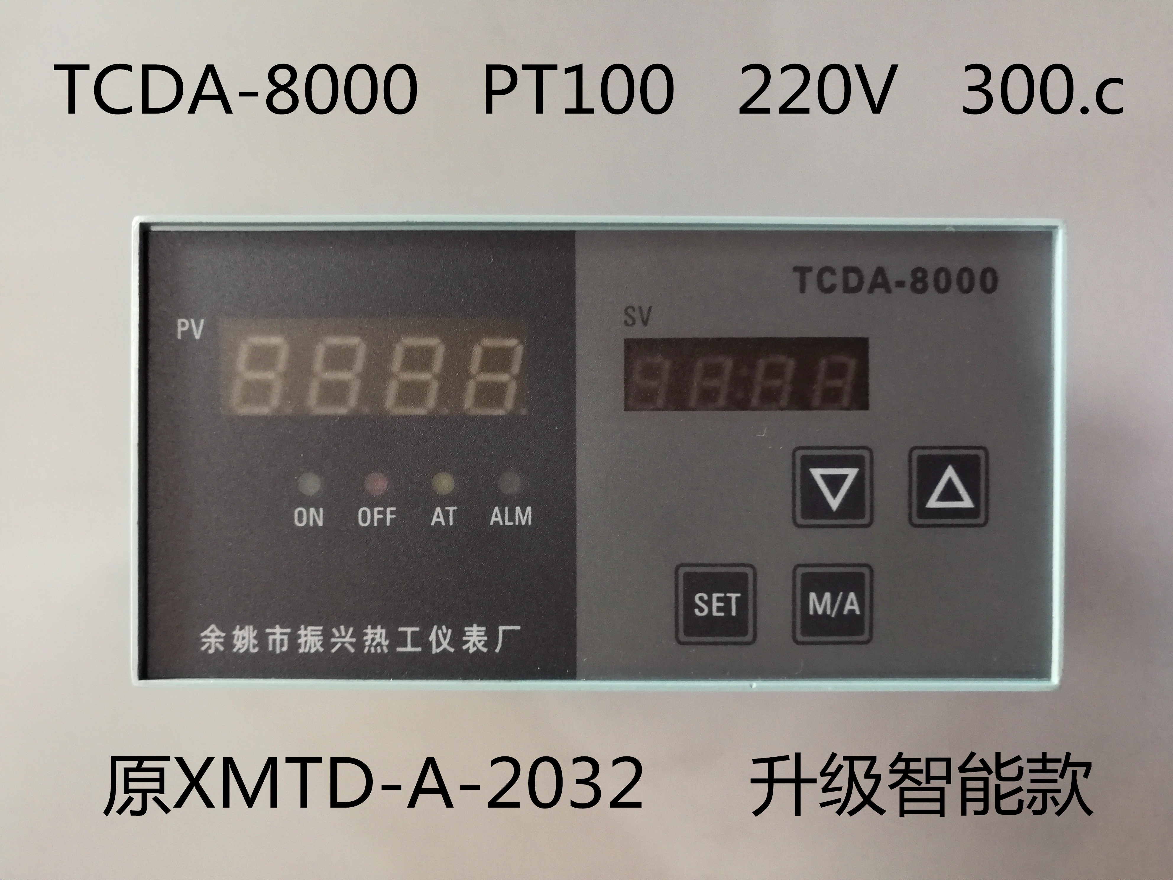 厂家直销/余姚振兴热工仪表厂TCDA-8000  PT100  220V  0～300.c