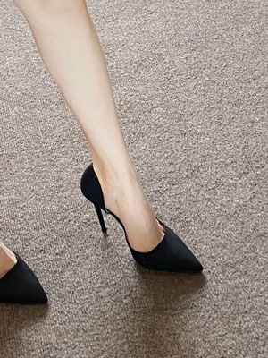 其他单鞋韩版侧空细跟