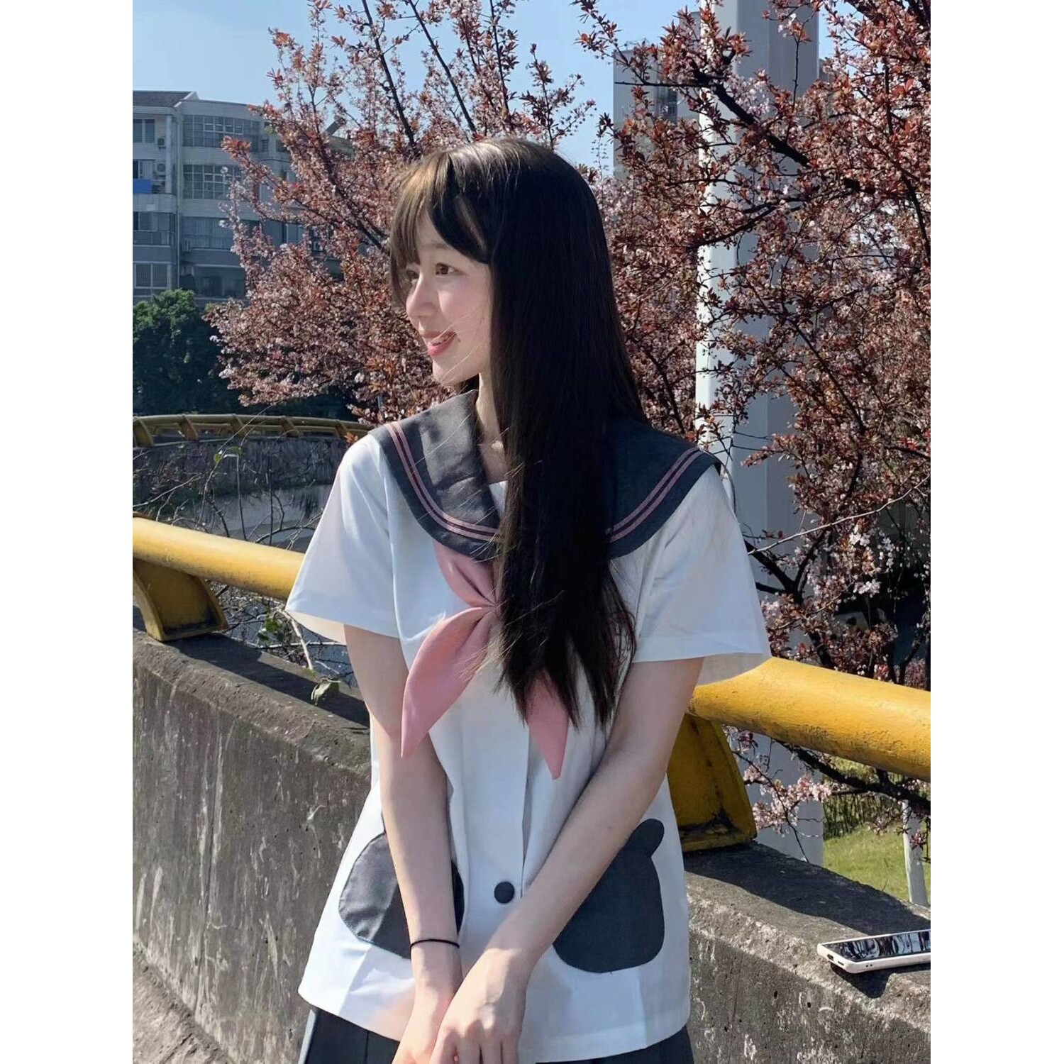 【熊酱JK】水手服原创可爱幼稚园jk制服软妹娃娃领学生装夏季套装