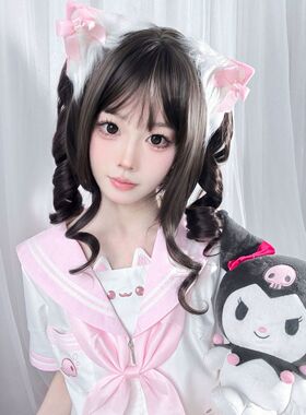 狐兔JK原创甜喵奶芙萌款水手服短袖短裙学院风甜美制服套装女