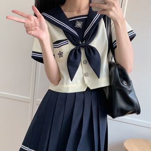 【南栀中】南御社原创正版jk制服套装日系百搭春秋长袖校供水手服