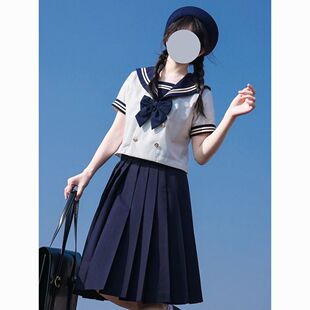 月入星河jk制服正版原创套装不良长裙双排基础全套学院水手服秋季