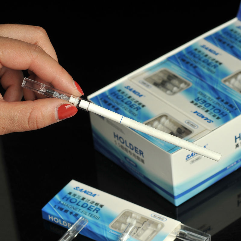 SANDA三达SD-8602细支烟嘴专用一次性三重纳米过滤抛弃型过滤器