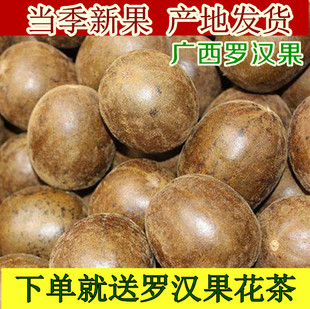 润喉茶罗汉果广西桂林永福特产干货一代浓甜果茶花茶干果共100个