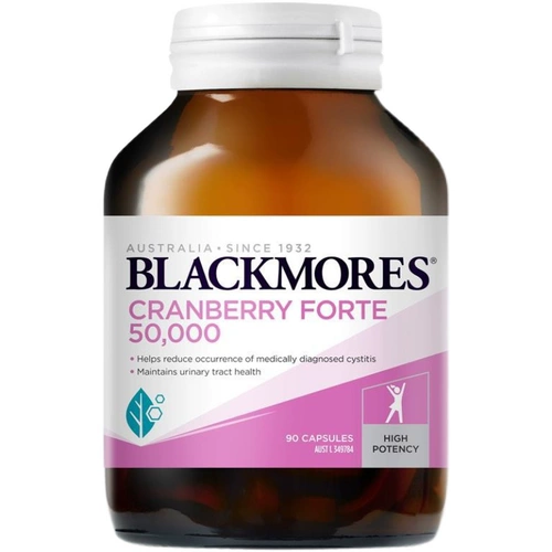 Австралийская покупка Blackmores Cranberry Capsule Высокое содержание женской гинекологической помощи в области поддержания яичника моче