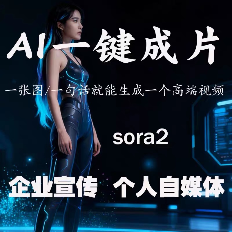 ai一键成片sore2文生视频图片智能生成短片小程序H5端OEM贴牌系统