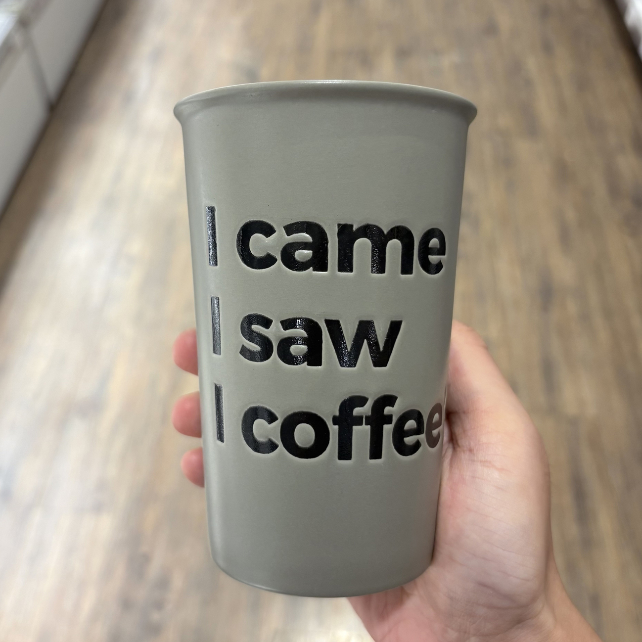 NITORI宜得利手握咖啡杯水杯咖啡杯陶瓷杯马克杯