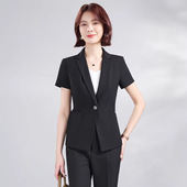 高级感西装 春夏季 外套气质酒店前台经理工作服小西服 女套装 职业装