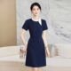 2026春夏时尚 连衣裙收腰显瘦气质医美服务员酒店前台工作服 短袖