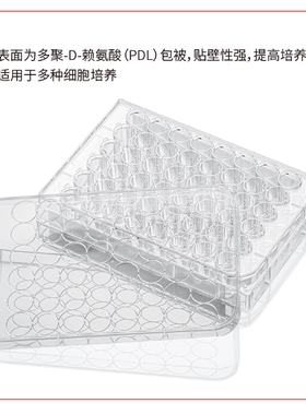 48孔细胞培养板,多聚-D-赖氨酸包被表面替换 biocoat 354509