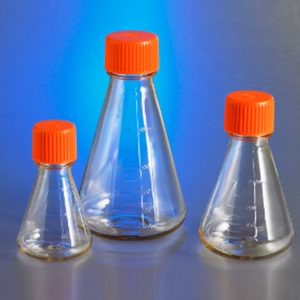 康宁Corning 43mm颈瓶直径密封盖PC材质 430422 500ml三角培养瓶