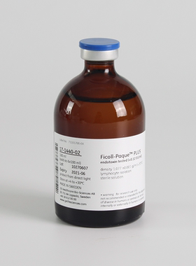 17-1440-02  Ficoll-Paque PLUS 密度梯度离心介质6X100ML