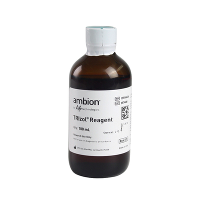 科研生物化学试剂Life ambion15596-026TRIzol Reagent即用型苯酚