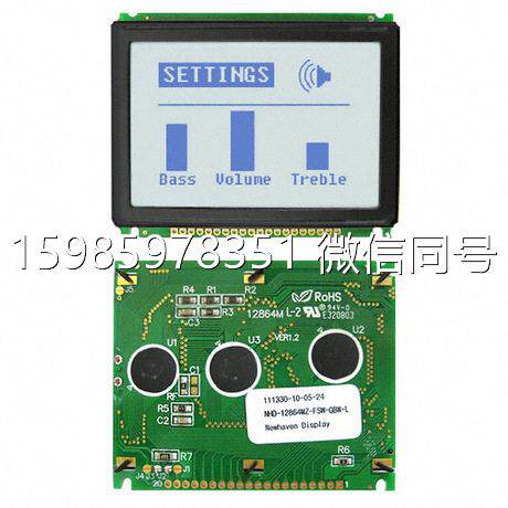 NHD-12864MZ-FSW-GBW-L Newhaven 显示器模块-LCD，图形 LED屏