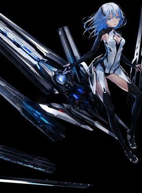 Beatless蕾西亚动漫二次元美少女手办没有心跳的少女机甲模型摆件