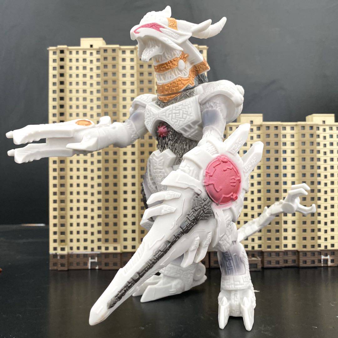 欧布奥特曼怪兽软胶加拉特隆龙机械钢铁加拉特隆终极人偶玩具