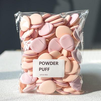 15/30/60/100个 迷你三角形手指软粉扑遇水变大干湿两用化妆工具