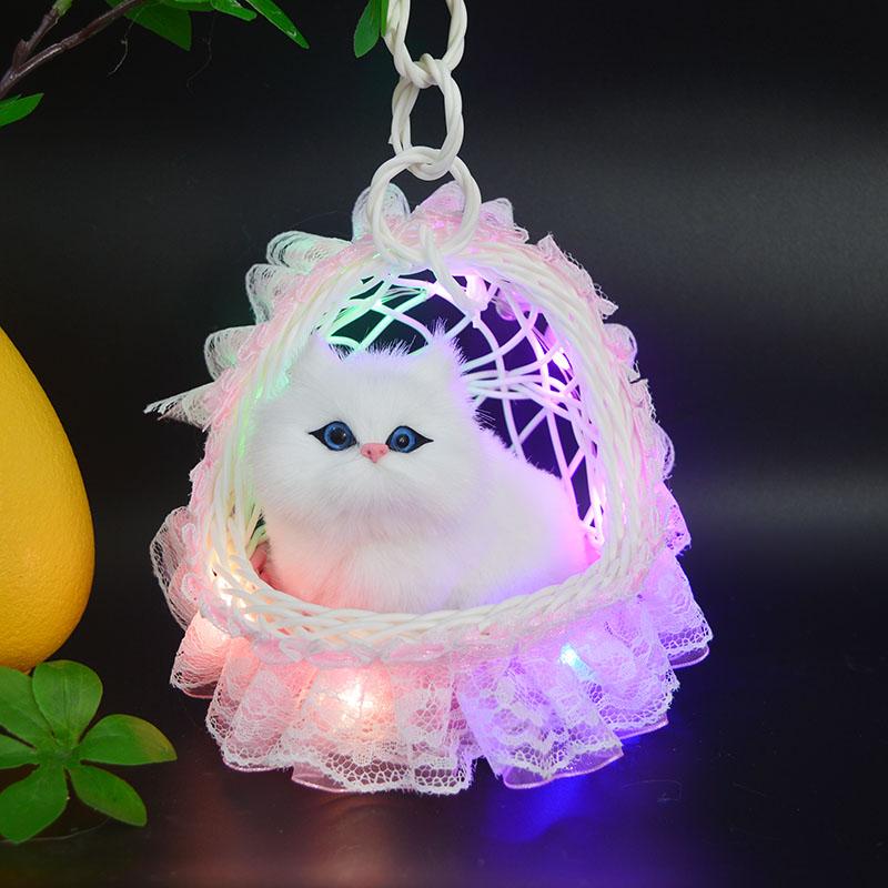 猫咪狗小兔塑料可爱仿真猫咪动物