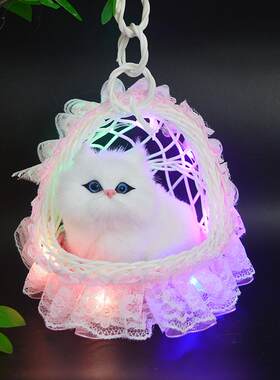 猫咪狗小兔塑料可爱仿真猫咪动物