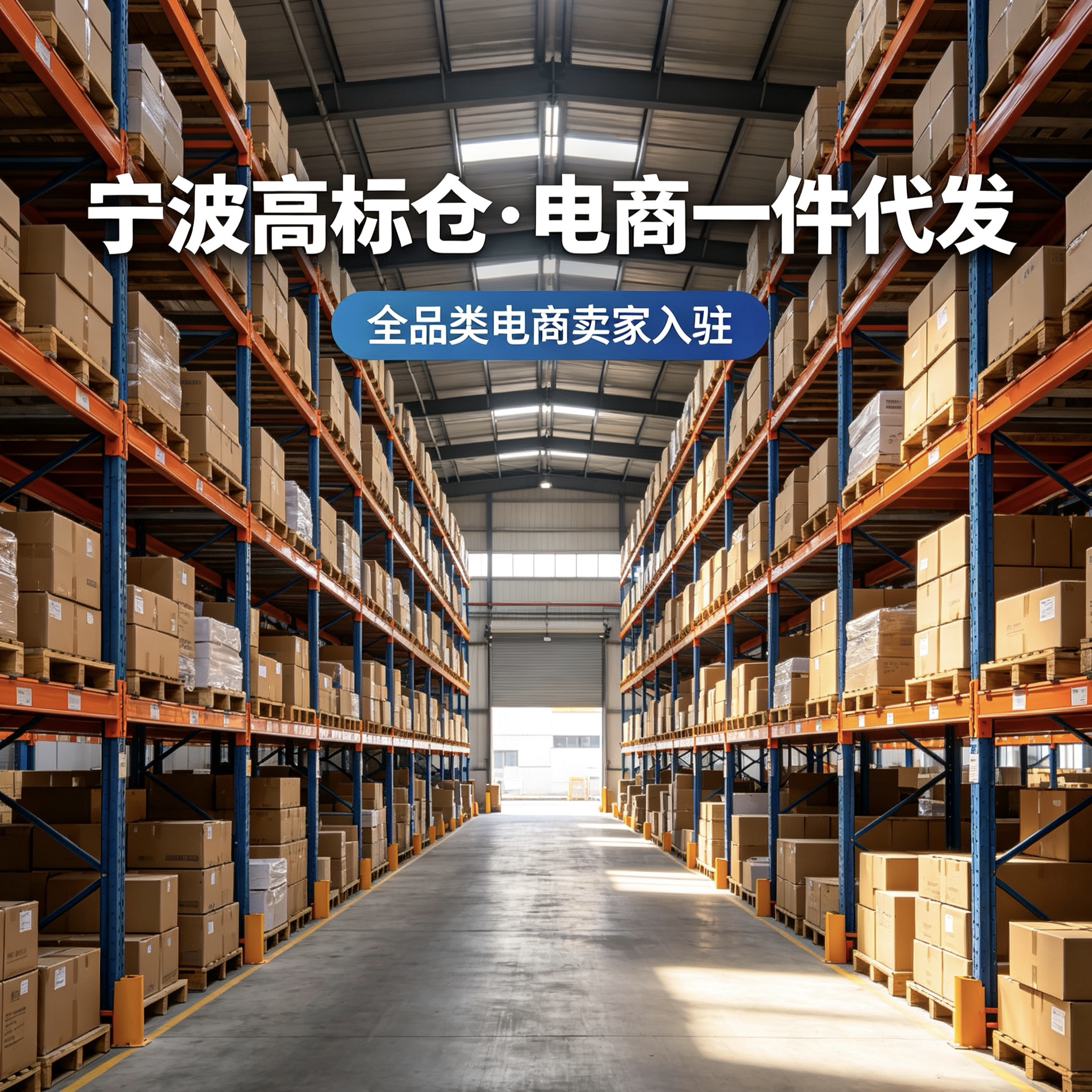 电商云仓代发货一件代发高标仓卖家入驻代仓储物流浙江云仓