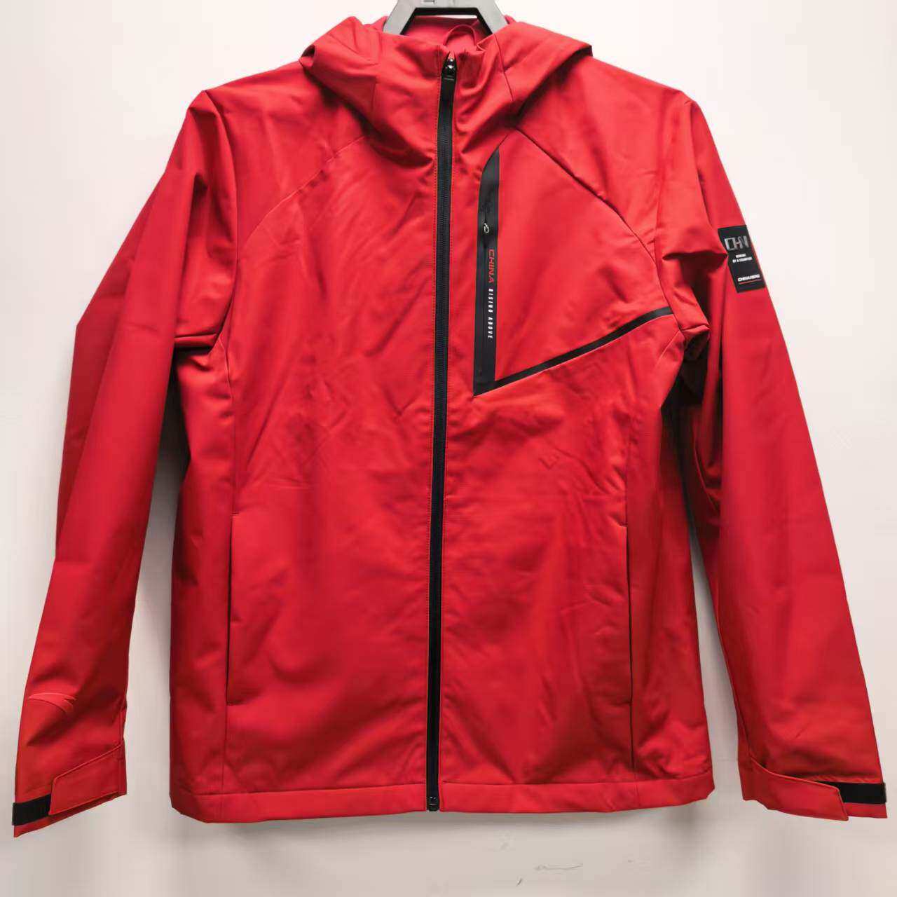 安踏正品男丝光绒茄克2026春新款连帽综训梭织运动风衣152617616