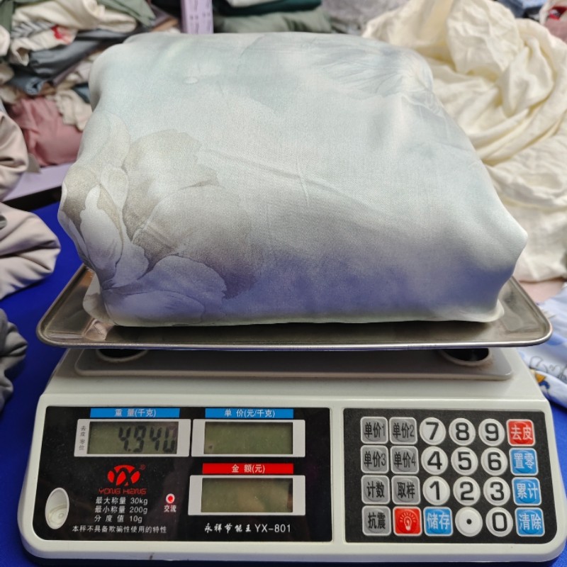 金太阳瑕疵天丝布料手工床单被罩