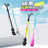 碳素后挂天线鱼杆支架钓鱼炮台杆挂休闲通用防脱竿挂防滑架杆配件