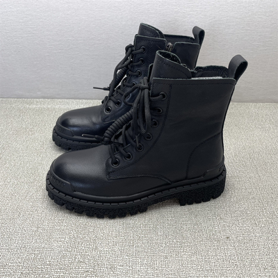 头层牛皮马丁靴女英伦风春秋单靴