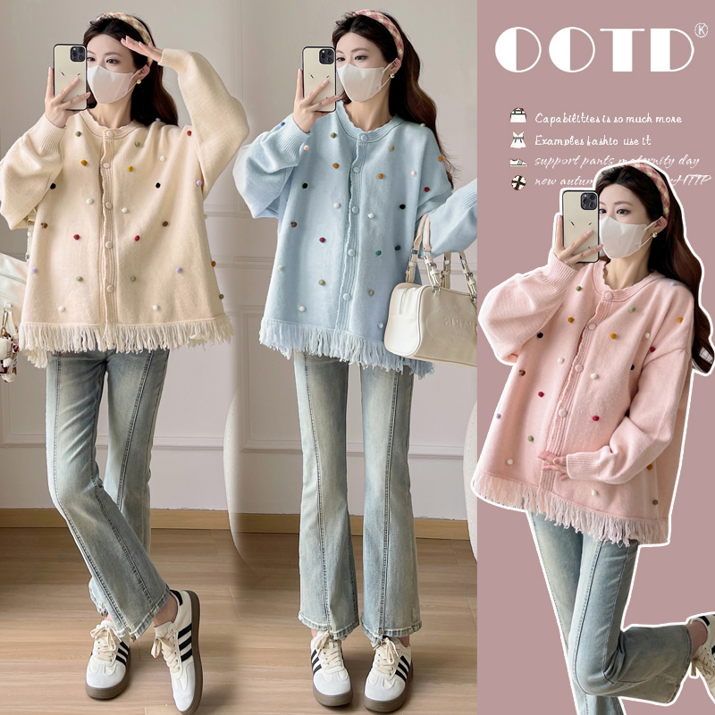 孕妇装毛衣2025秋冬新款韩版