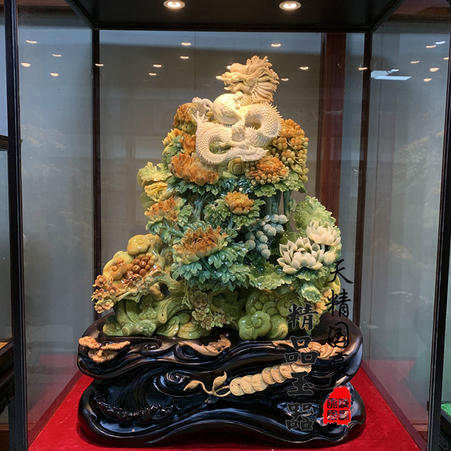 天精国豪新中式高档精品玉器摆件