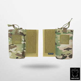 幽灵行动 战术背心左右内置对讲机包电台包工具包PRC152 148适用