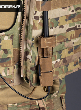 小钢蝎 战术耳机天线固定袋 PRC148 152 对讲机天线固定工具包