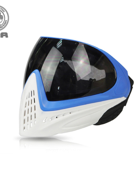 FMA F1单层双层彩蛋防雾防护面罩 军迷水蛋全脸防护面罩 高强度