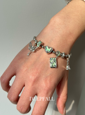 DEEPFALL 【权杖牌官搭】s925纯银开运助业清新个性diy手链