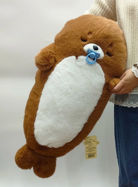 正版鼻涕熊安抚系列海豹抱枕毛绒玩偶创意鼻涕海豹公仔儿童玩具