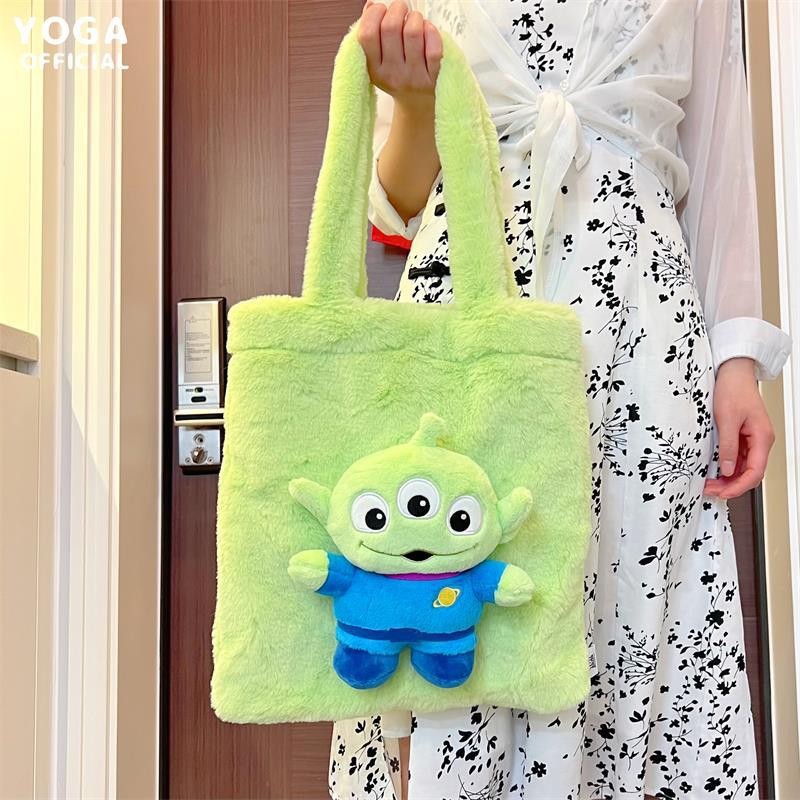 玩具总动员三眼仔毛绒单肩包