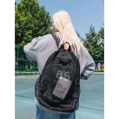 大容量轻便透气网双肩包运动旅行背包户外休闲登山包大学生书包女