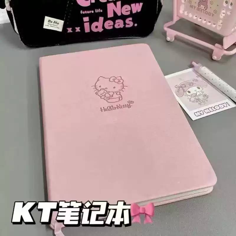 Hellokitty80张Kitty笔记本厚实本子ins高颜值学生少女风纸张