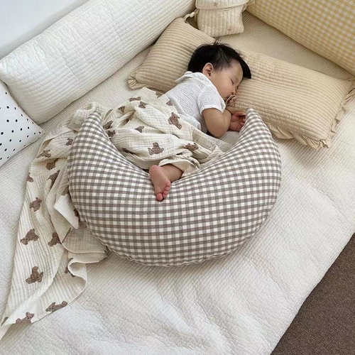 Детская съёмная хлопковая подушка для кормящих грудью для сна
