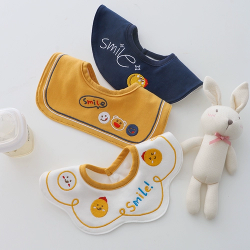 Детский нагрудник, водонепроницаемый осенний хлопковый слюнявчик, марлевый летний шарф