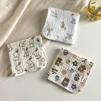 Линия кролик+спокойной ночи+цветочный медведь 4 слоя марли