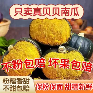 [【包粉包面】真贝贝南瓜板栗味迷你小南瓜孕妇宝宝辅食新鲜老瓜]
