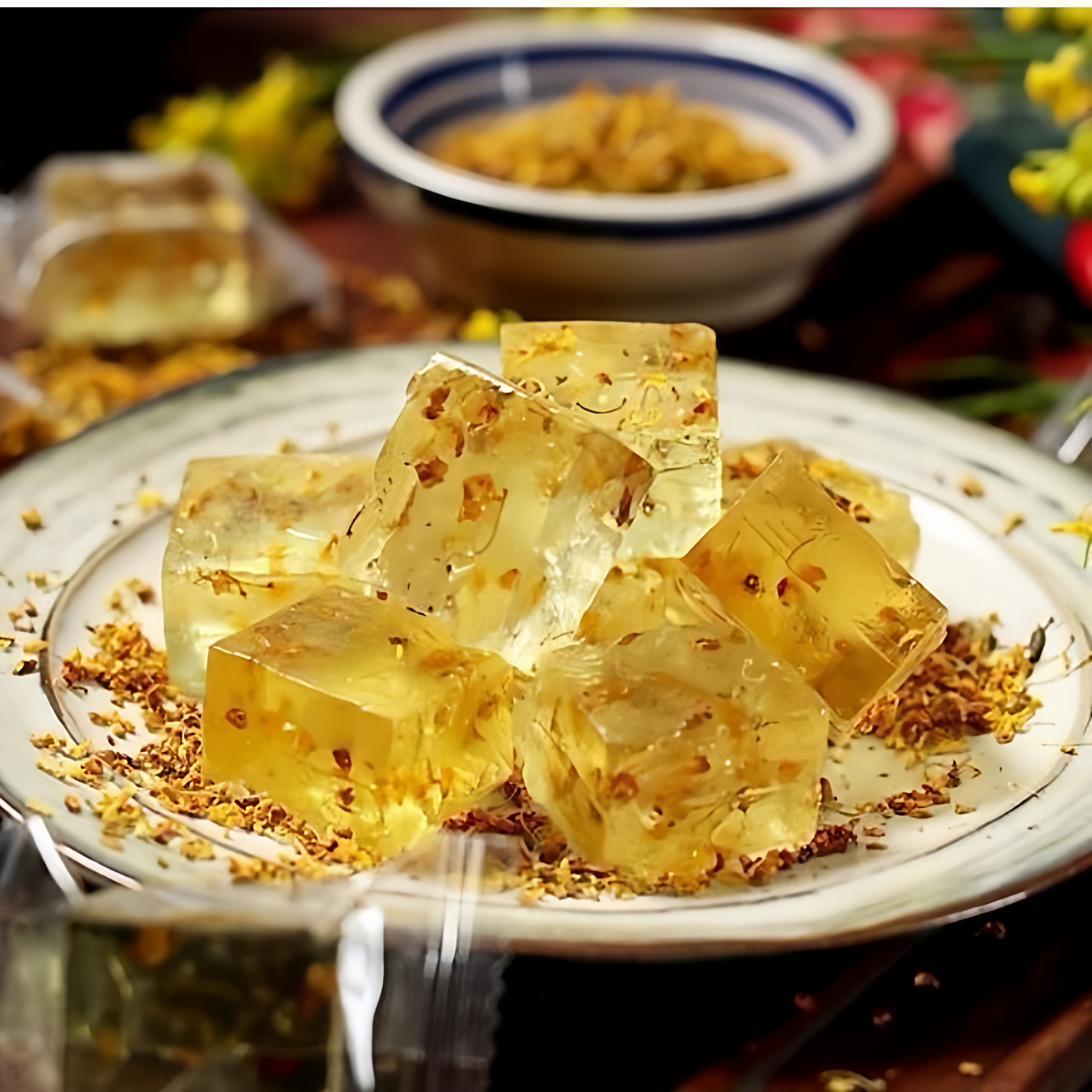 正宗桂花糕250克10斤独立包装茉莉花水晶糕软糖百香果糕酸梅糕