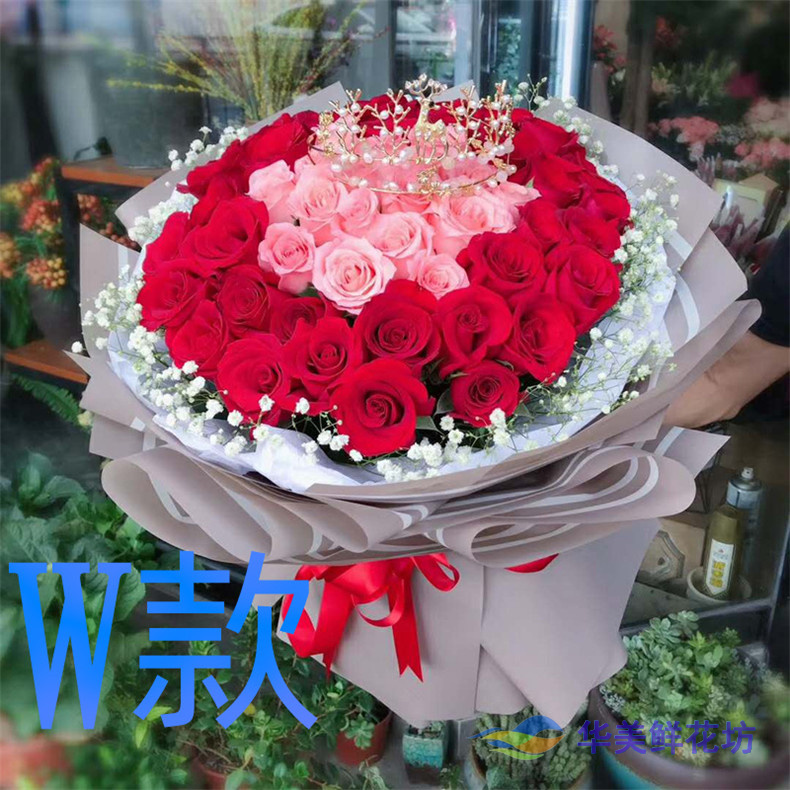 生日祝寿白玫瑰江西吉安花店送花永新县宁冈县吉安市同城鲜花速递