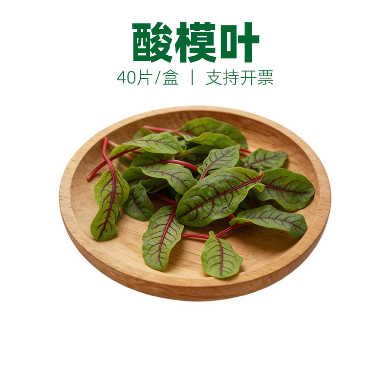 红脉酸膜叶摆盘装饰点缀