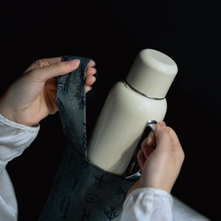 双姊妹原创传家壶595mini保护套便捷香云纱布袋水壶袋手提收纳袋