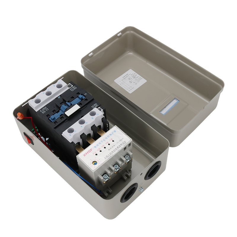 磁力启动器4kw11kw15kw空压机气泵专用智能开关缺相过载保护380